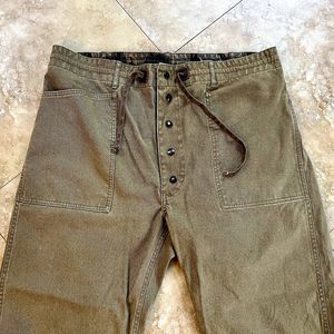 RRL - Reversible Camo Canvas Pant Ralph Lauren Double RL- Olive
